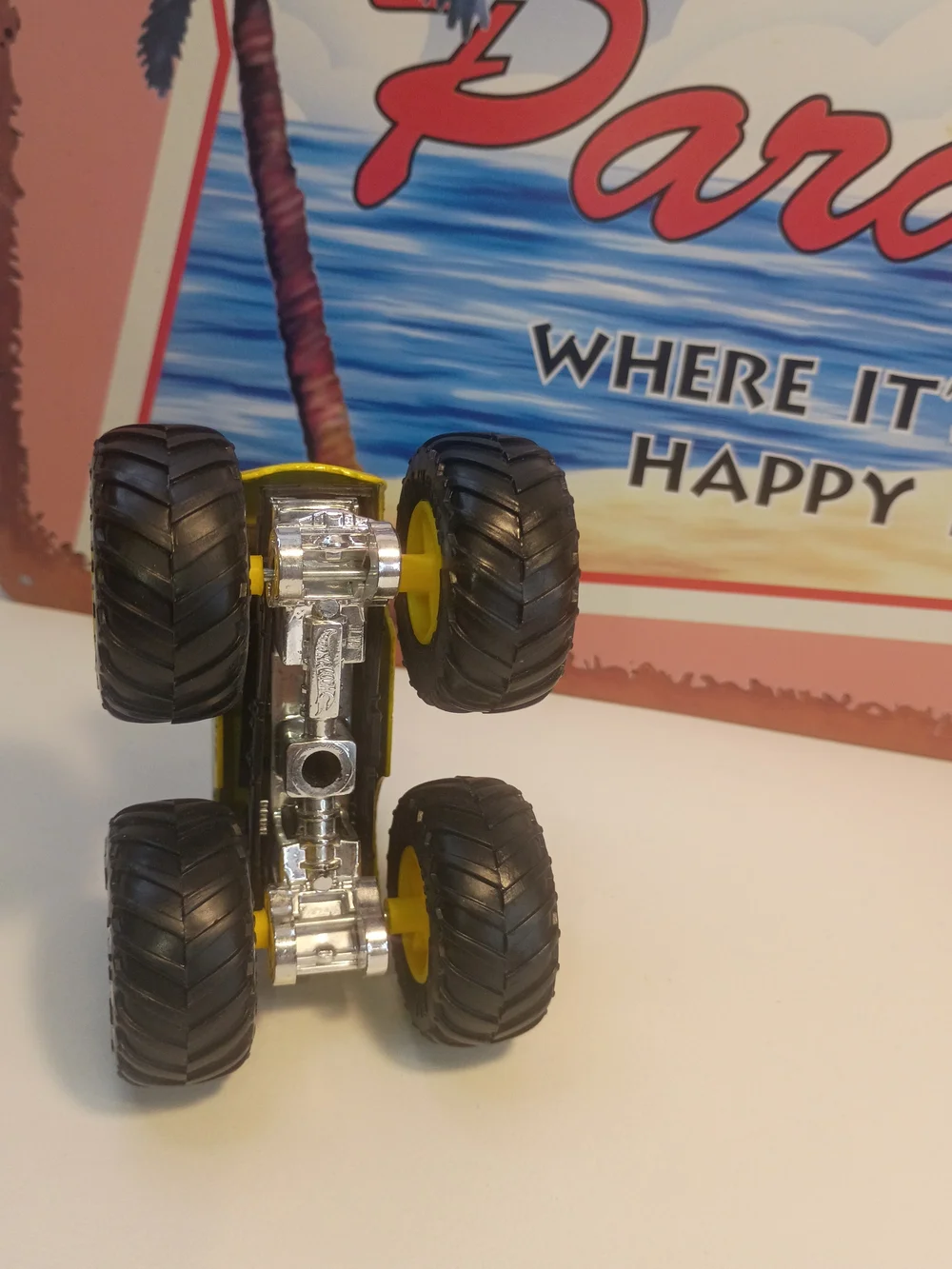 Hot Wheels Monster Truck Taxi 1/64 Scale Loose